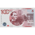 One Banknote 100 jaar Turkse Republiek 1980 - 2000 - Türkiye Cumhuriyeti'nin 100 yılı 1980 - 2000